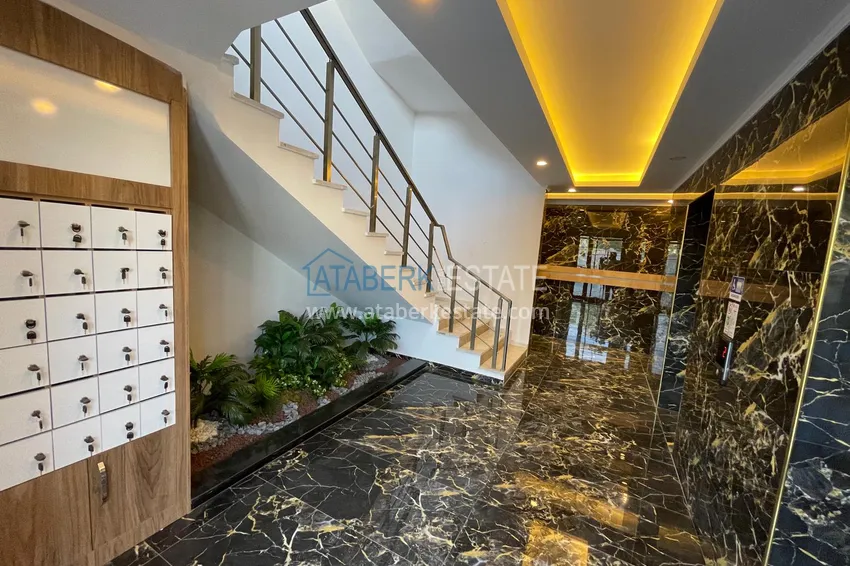 Квартира в Авсаллара с видом на море в современном комплексе 5 