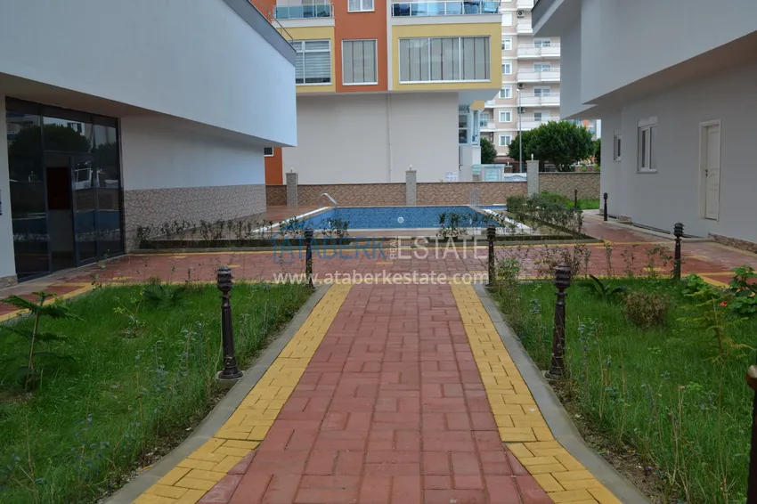 Квартира с мебелью и частичным видом на море, в Махмутларе 5 