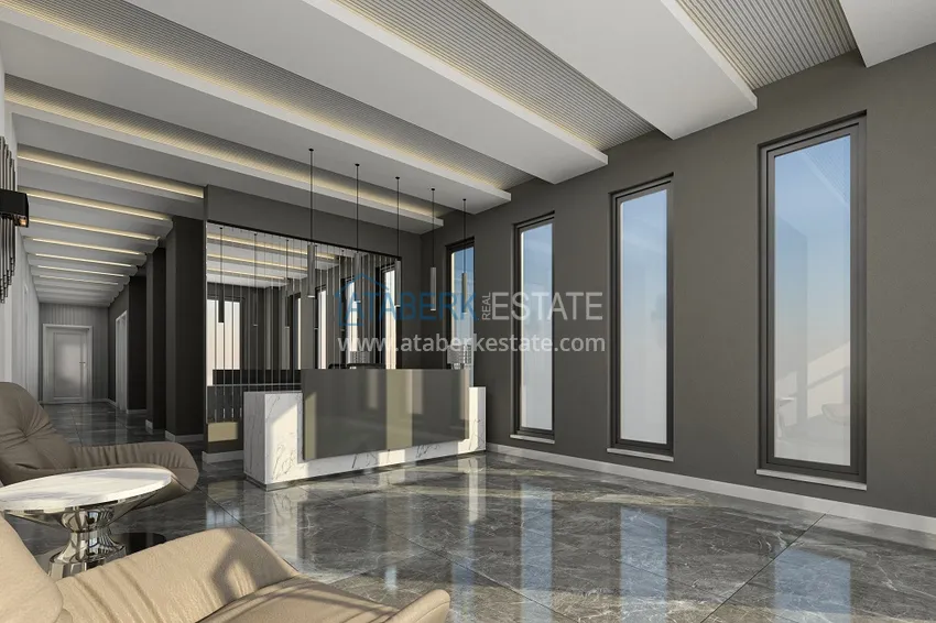 Пентхаус-дуплексы в Алании - район Бекташ в комплексе на завершающем этапе строительства 5 