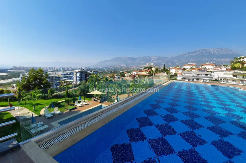 Квартира в Каргыджаке с мебелью, застекленным балконом и видом на море 6 