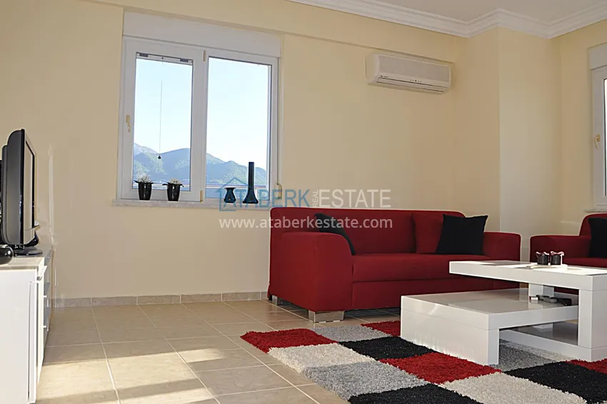 Приобрести Двухуровневый пентхаус в районе Тосмур с мебелью, видом на море и горы 5 