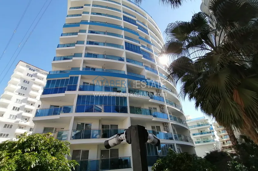 Квартира в Махмутларе с мебелью и частичным видом на море и горы 8