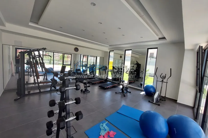 Квартира в Махмутларе в новостройке трехкомнатная с мебелью 8