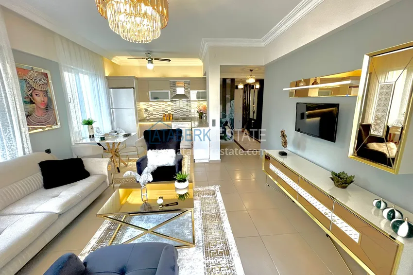 Приобрести Квартиры в районе Оба с новой мебелью и дизайнерским ремонтом в уютном жилом комплексе 6 