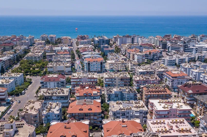 Дуплекс в Алании район Оба меблированный рядом с морем 6