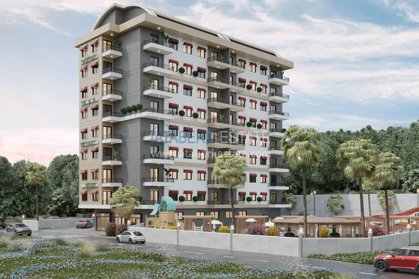 Новый современный жилой комплекс в Алании, район Авсаллар 6 