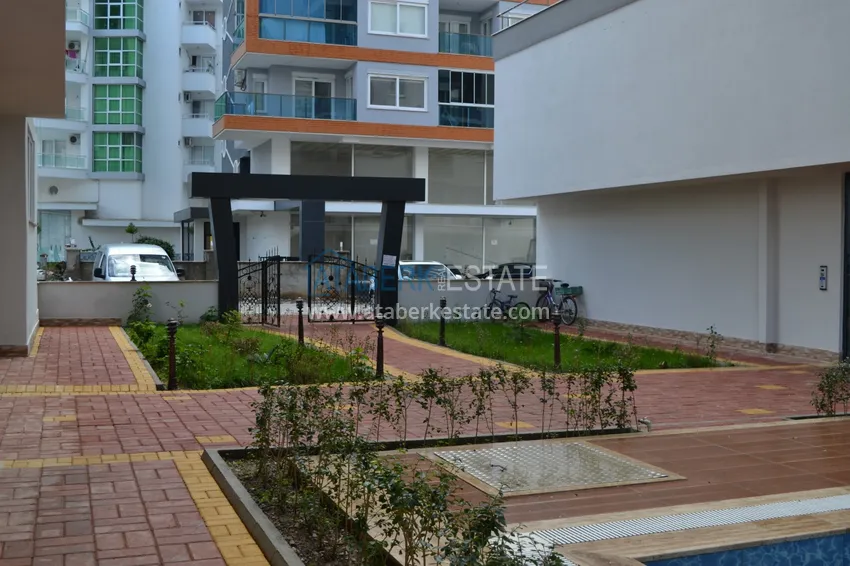 Квартира с мебелью и частичным видом на море, в Махмутларе 6 