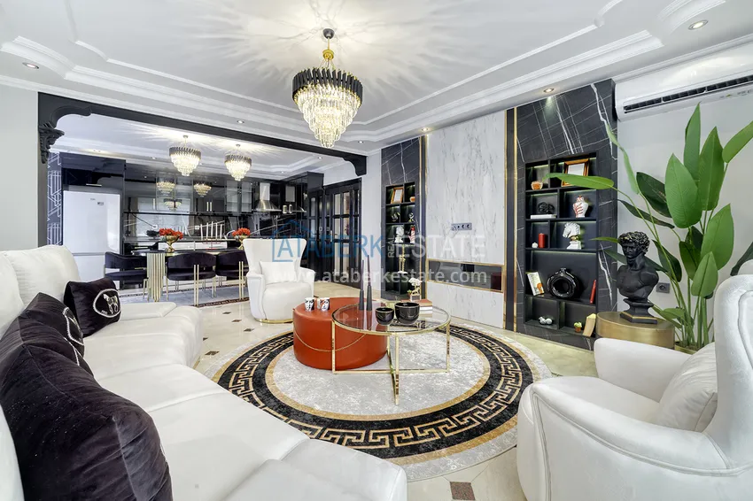 Приобрести Квартира в Махмутларе с оригинальным дизайнерским интерьером и прямым видом на море 7