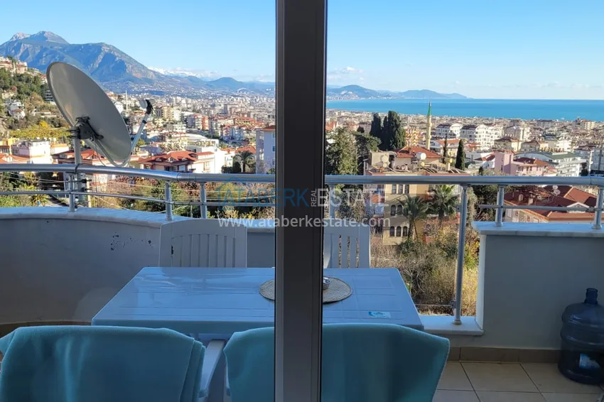 Приобрести Квартира в центре Алании с мебелью, панорамным видом на море и историческую крепость 9