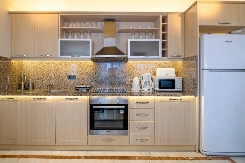 Приобрести Дуплекс в Алании район Оба меблированный рядом с морем 9