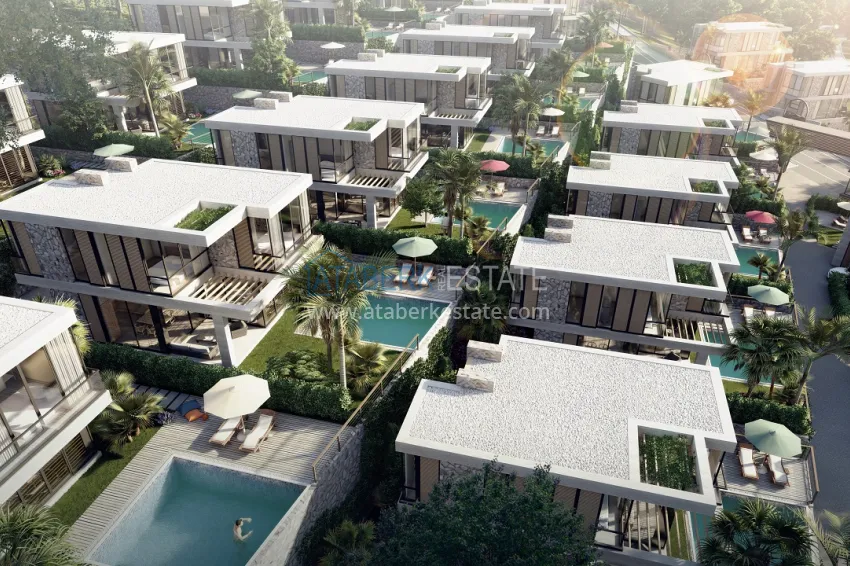 Новый проект коттеджного комплекса в Бодруме – Мугла, на первой береговой линии 7 