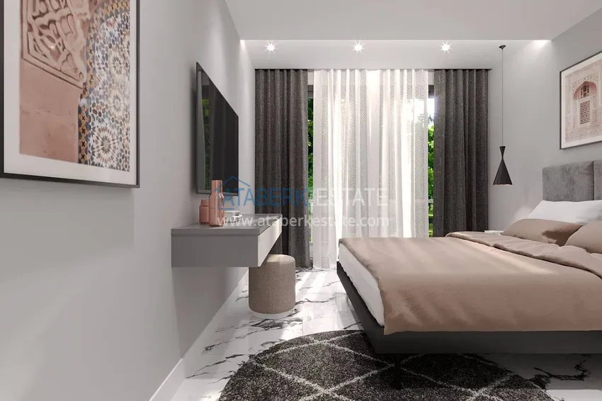 Приобрести Квартиры в Махмутларе от инвестора в строящемся бутик-комплексе 8