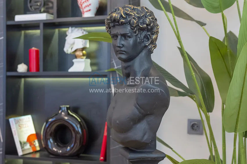 Приобрести Квартира в Махмутларе с оригинальным дизайнерским интерьером и прямым видом на море 9