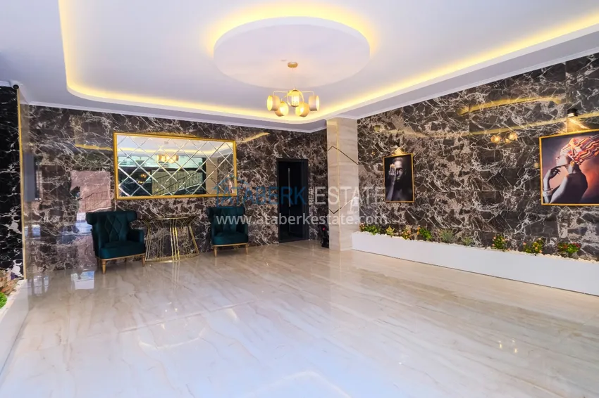 Квартира в Махмутларе с новой мебелью, в молодом элитном комплексе 9 