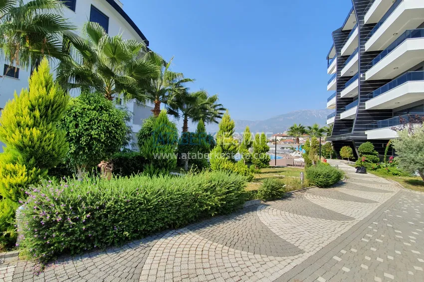 Квартира в Каргыджаке с мебелью, застекленным балконом и видом на море 9 