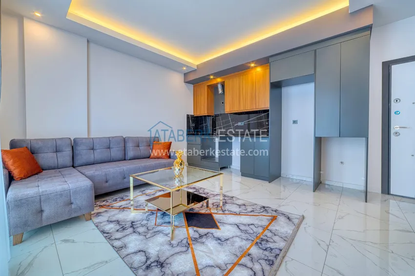 Приобрести Квартира в районе Оба двухкомнатная с новой мебелью и видом на горы 2 