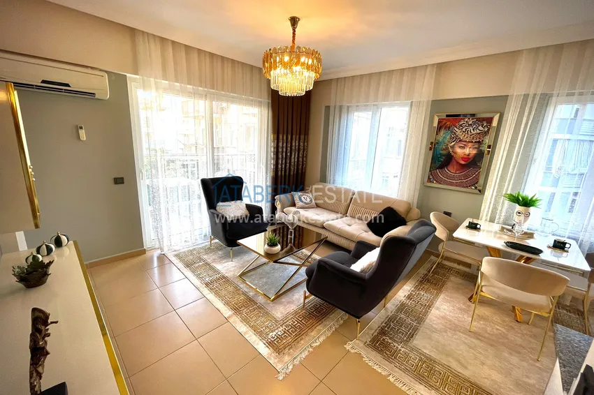 Приобрести Квартиры в районе Оба с новой мебелью и дизайнерским ремонтом в уютном жилом комплексе 8 