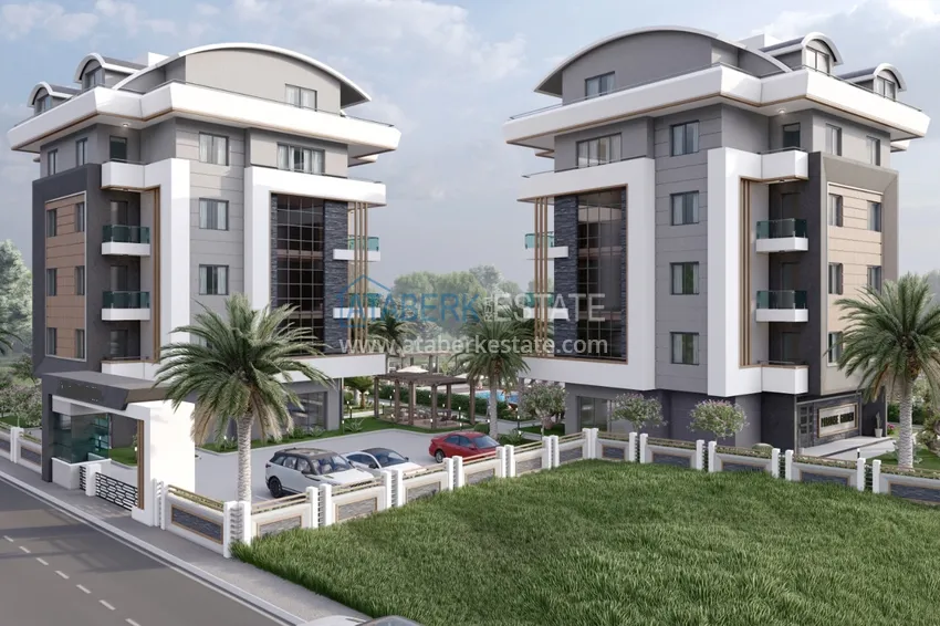 Недвижимость от застройщика в районе Оба - Алания в комплексе на этапе строительства 9 