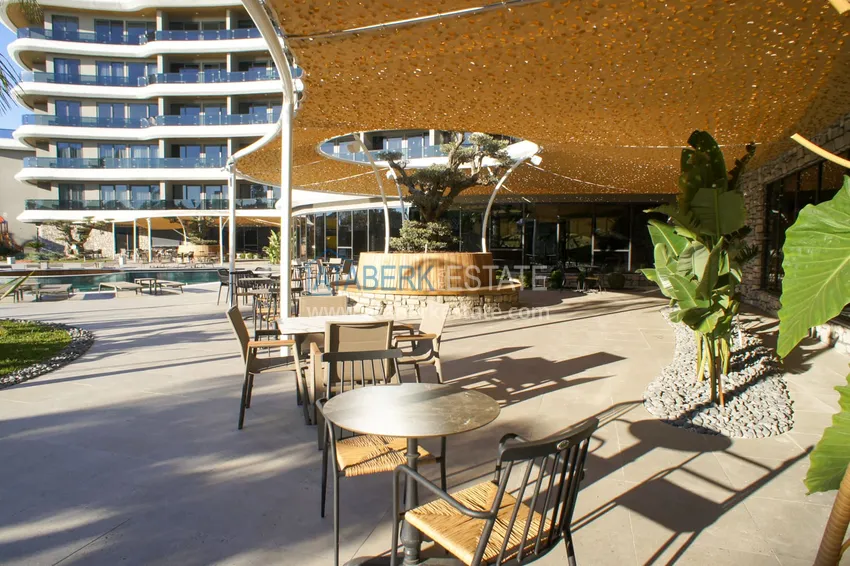 Квартира в Каргыджаке с мебелью и видом на море в резиденции на первой береговой 9 