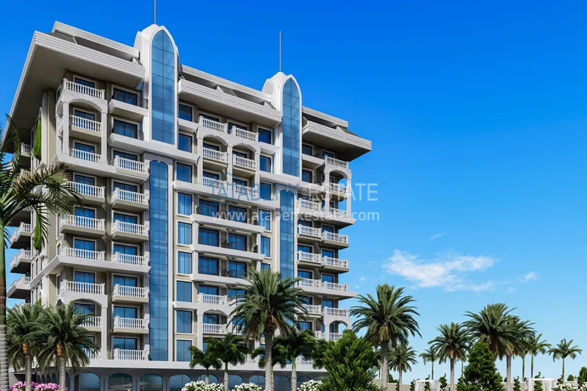 Квартира в районе Авсаллар от инвестора в строящемся комплексе 9 