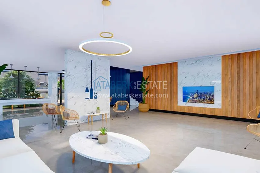 Квартира в Махмутларе от инвестора, в комплексе на этапе строительства 9 