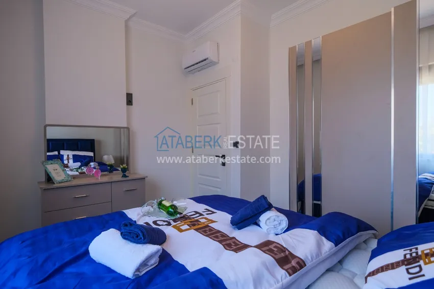 Приобрести Квартира в Махмутларе с новой мебелью, в молодом элитном комплексе 10 