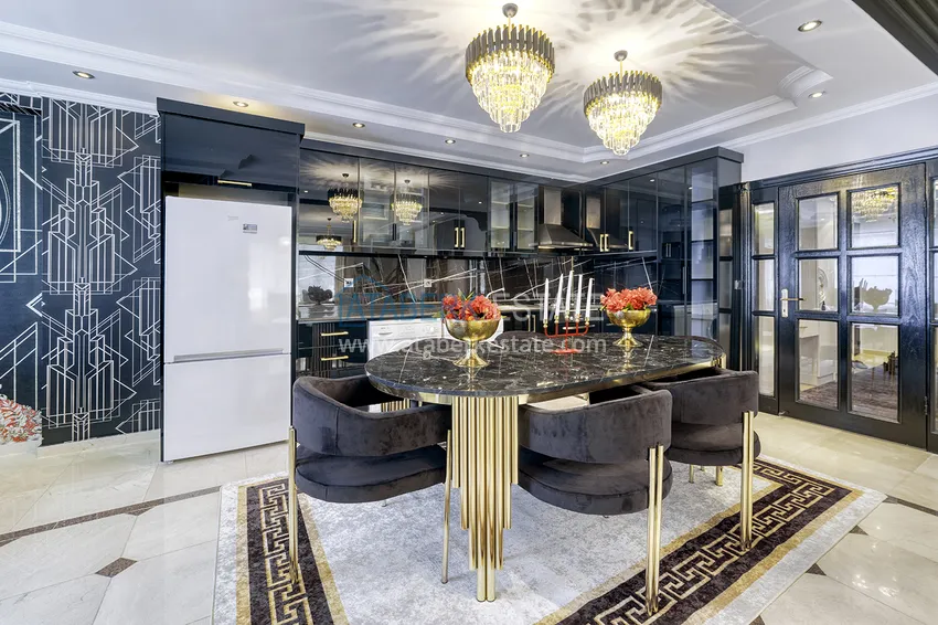 Приобрести Квартира в Махмутларе с оригинальным дизайнерским интерьером и прямым видом на море 10