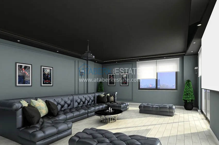 Пентхаус-дуплексы в Алании - район Бекташ в комплексе на завершающем этапе строительства 9 