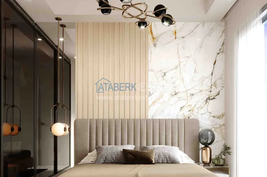 Приобрести Новый эксклюзивный проект жилого комплекса в Алании – район Оба 9 