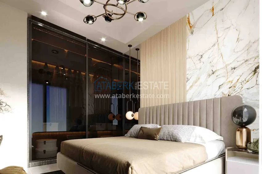 Приобрести Новый эксклюзивный проект жилого комплекса в Алании – район Оба 10 