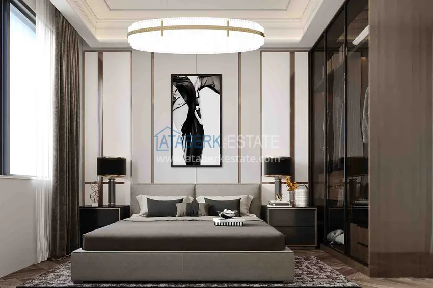 Приобрести Новый эксклюзивный проект жилого комплекса в Алании – район Оба 14 