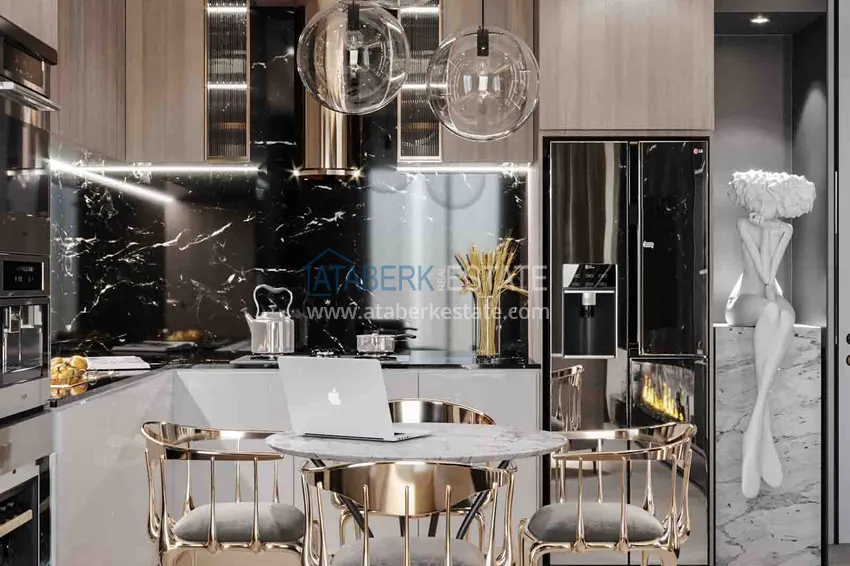 Приобрести Новый эксклюзивный проект жилого комплекса в Алании – район Оба 7 