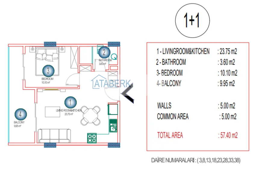 Купить дешево Новый жилой комплекс в районе Махмутлар, Алания. Квартиры от застройщика 8 