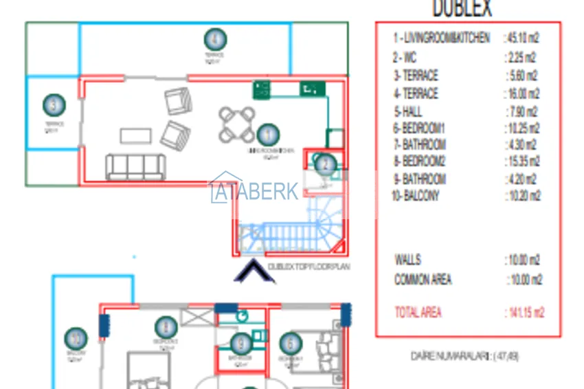Купить дешево Новый жилой комплекс в районе Махмутлар, Алания. Квартиры от застройщика 11 