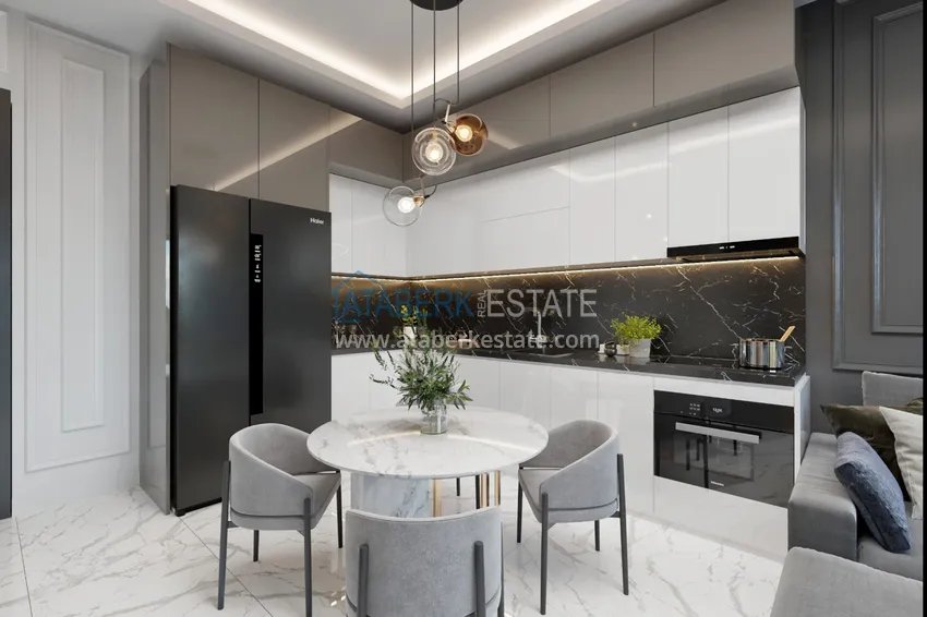 Приобрести Квартира в районе Авсаллар в комплексе на этапе строительства напрямую от инвестора 1 