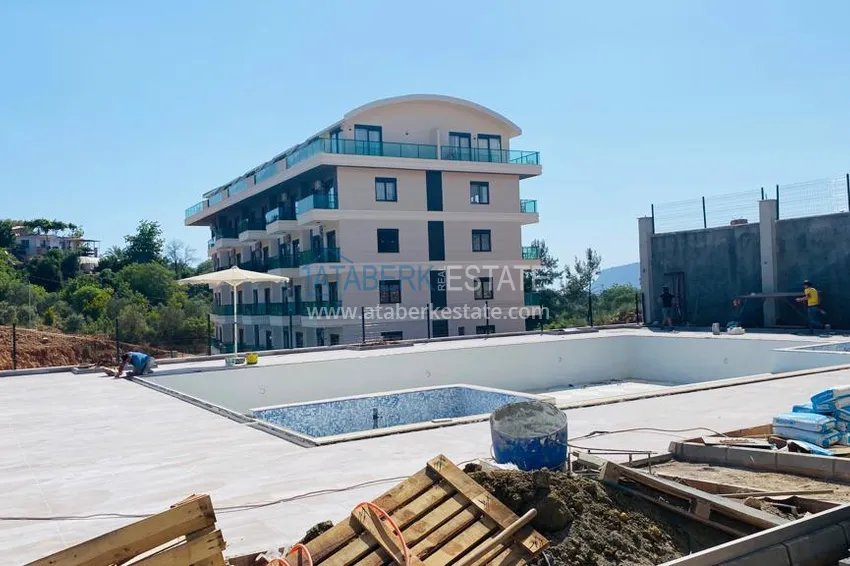 Квартира в районе Оба двухкомнатная с чистовой отделкой и новой мебелью 6