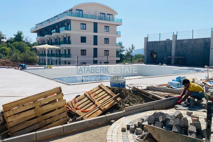 Квартира в районе Оба двухкомнатная с чистовой отделкой и новой мебелью 7