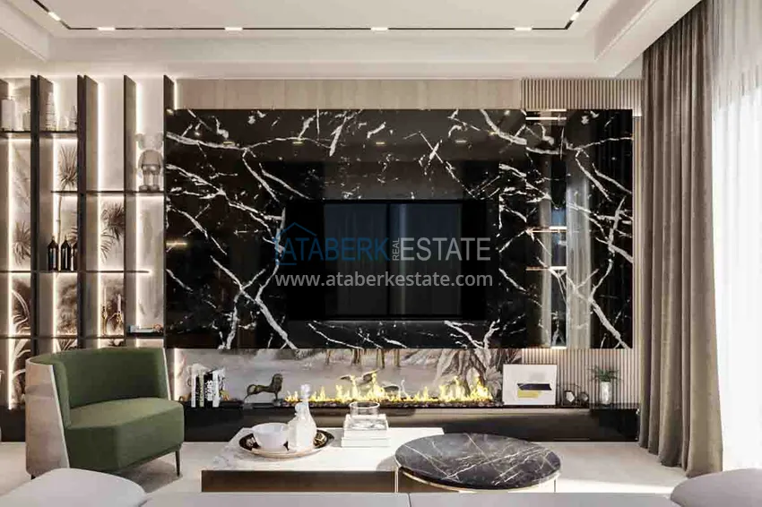 Приобрести Новый эксклюзивный проект жилого комплекса в Алании – район Оба 5 