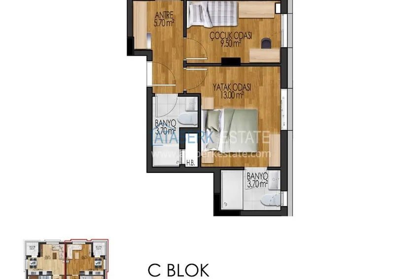 Купить дешево Квартира в Анталии – Сарысу от инвестора в строящемся комплексе 1 