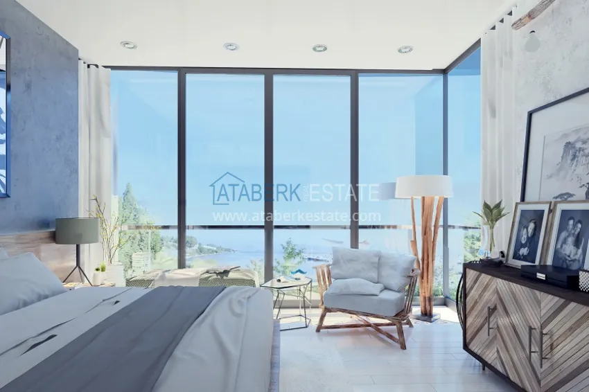 Приобрести Новый проект коттеджного комплекса в Бодруме – Мугла, на первой береговой линии 16 