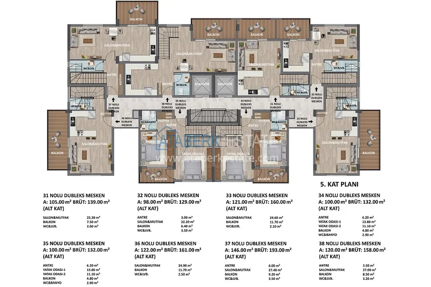 Купить дешево Новый проект жилого комплекса комфорт-класса в Газипаше 2 