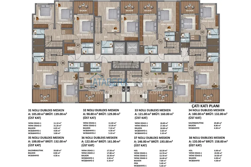 Купить дешево Новый проект жилого комплекса комфорт-класса в Газипаше 3 