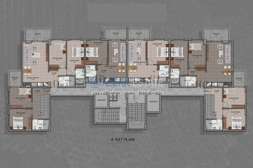 Купить дешево Новый современный жилой комплекс в Алании, район Авсаллар 4 