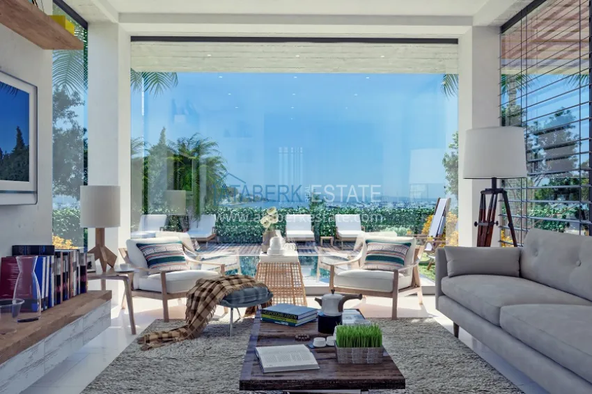 Приобрести Новый проект коттеджного комплекса в Бодруме – Мугла, на первой береговой линии 9 