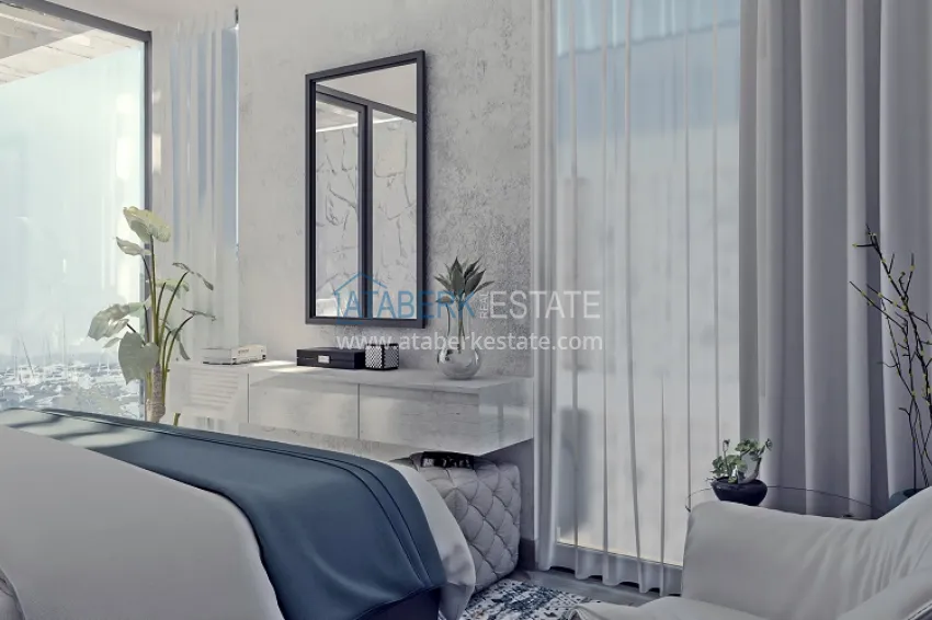 Приобрести Новый проект коттеджного комплекса в Бодруме – Мугла, на первой береговой линии 32 