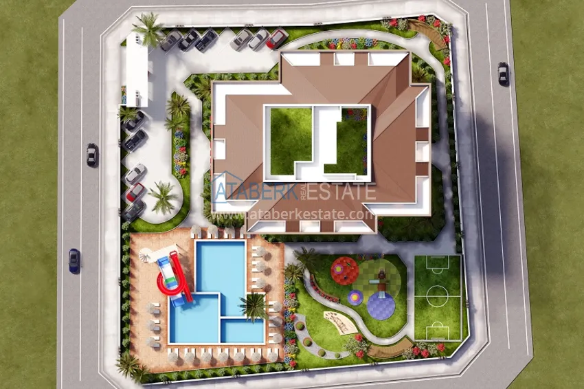 Новый проект жилого комплекса в Газипаше - Алания 10 