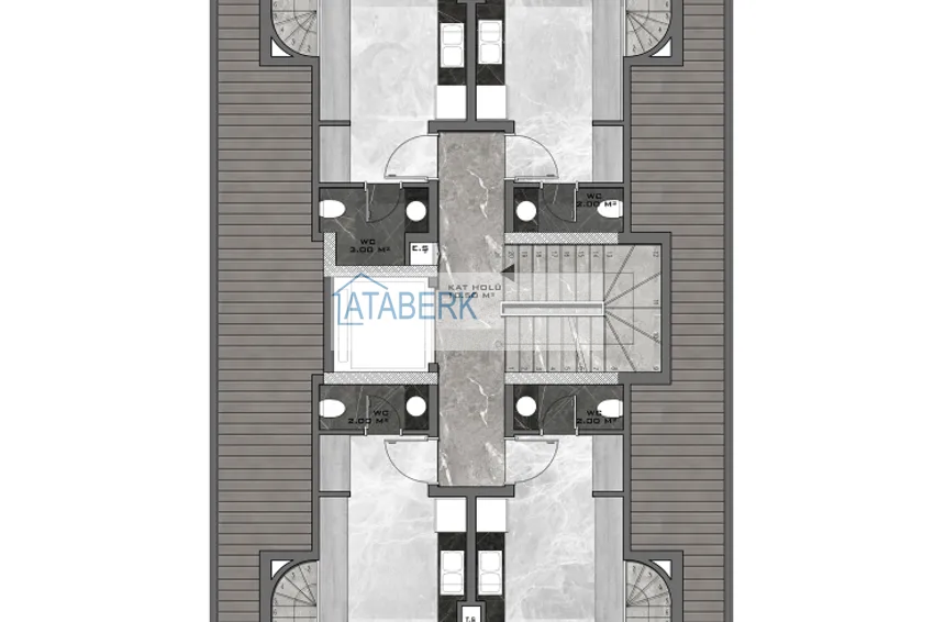 Купить дешево Квартиры и коммерческое помещение напрямую от застройщика в Алании, район Каргыджак - вторая береговая линия 1 