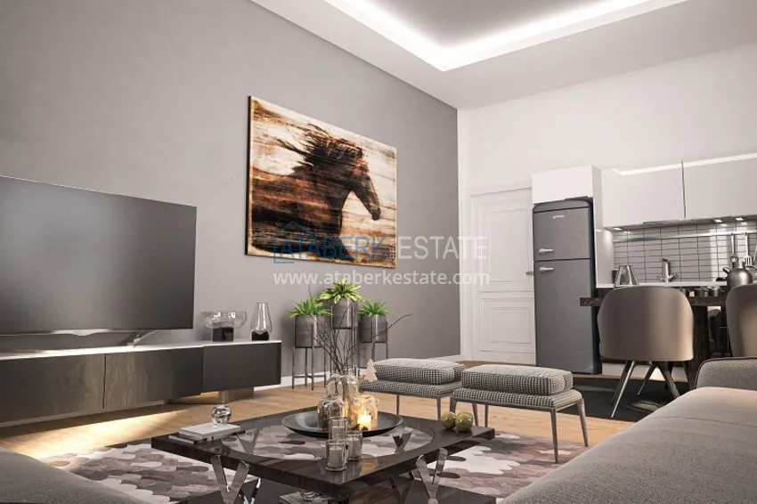 Приобрести Доступная курортная недвижимость в Алании - Авсаллар на этапе строительства 1 