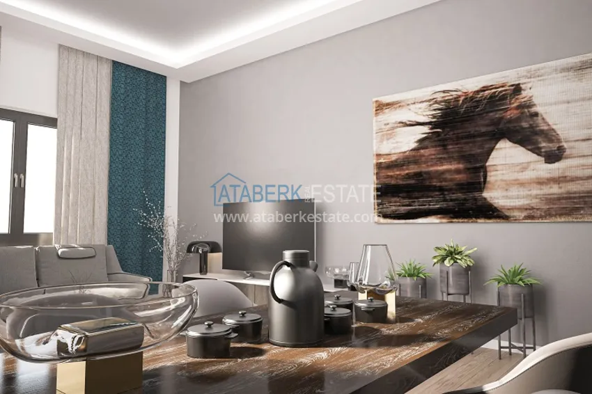 Приобрести Доступная курортная недвижимость в Алании - Авсаллар на этапе строительства 4 