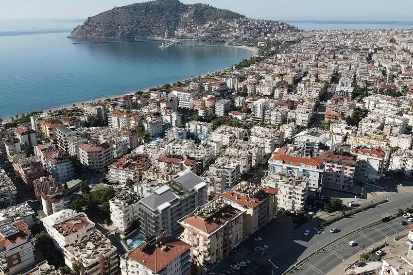 Квартиры в центре Алании от инвестора в новом строящемся комплексе 1 